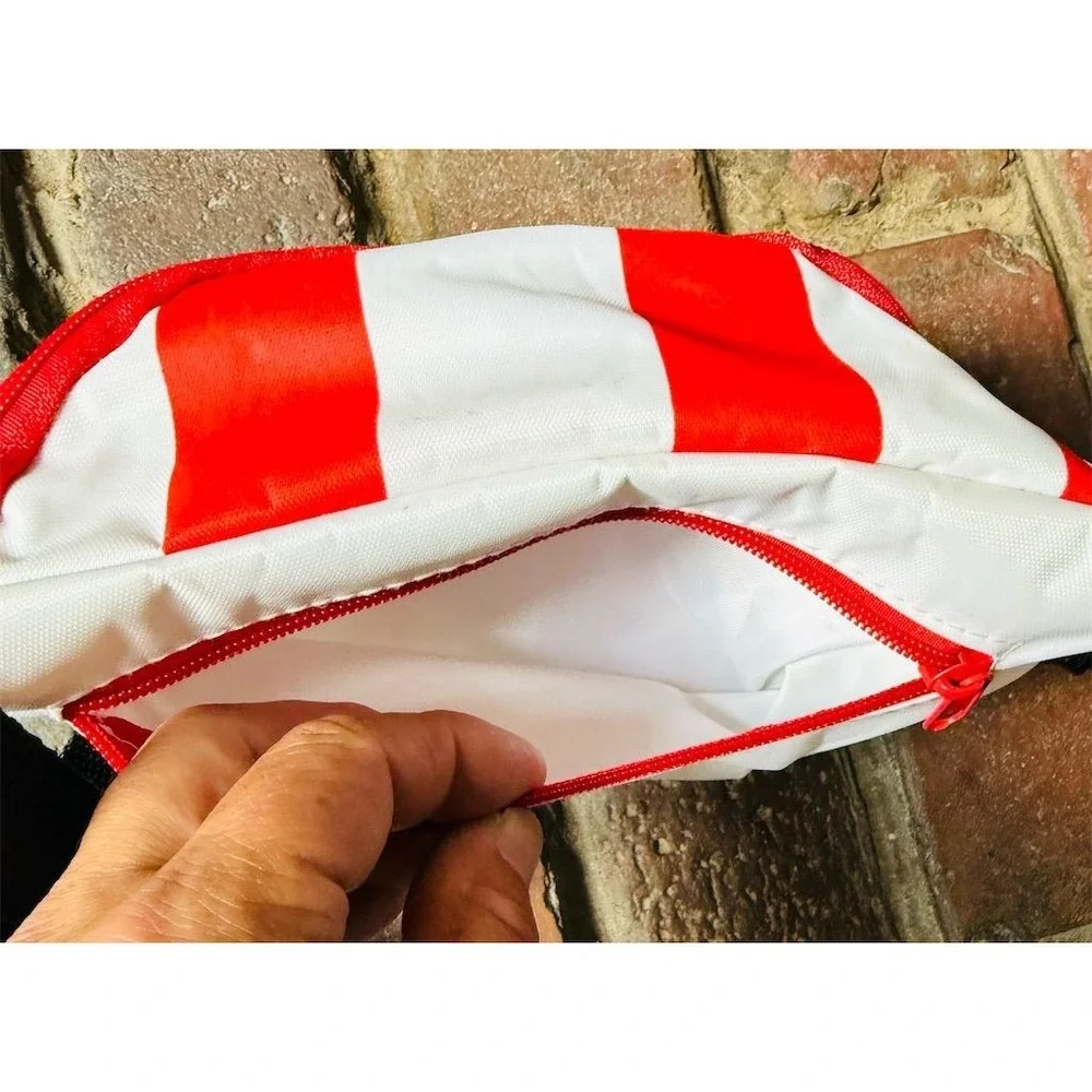 Patriotic American Flag Fanny Pack Multicolor Novelty Design who is your fanny?